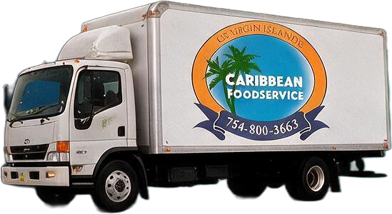 Caribbean Foodservice delivery truck